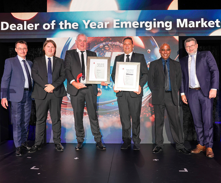 Nors awarded as Dealer of the Year and Service of the Year for UD Trucks Emerging Markets 2023